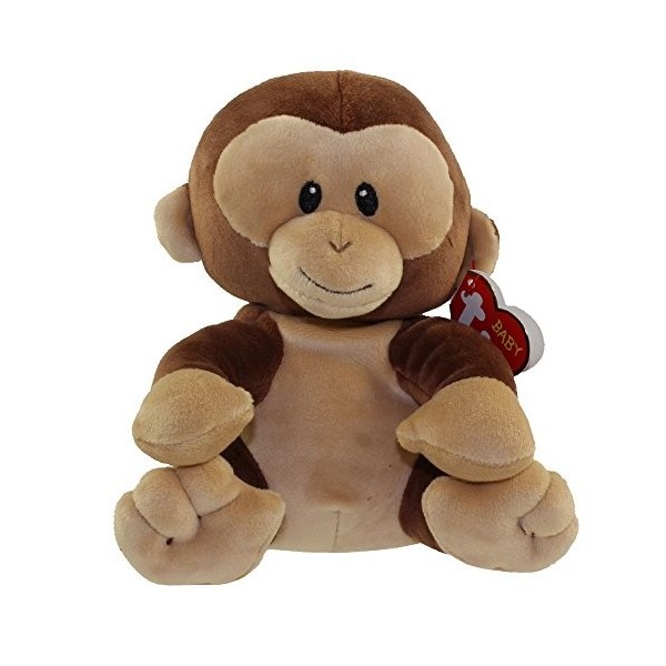 Ty - TY32154 - Baby Ty - Peluche Banana le Singe 20 cm