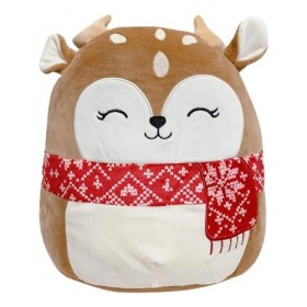 ZUREGO Animal en Peluche De Renne, Peluche De Cerf De Noël De 8 Pouces, Oreiller en Peluche De Renne en Peluche Mignon, Jouet