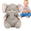 Eastuy Animaux en Peluche d’éléphant | Peluche éléphant en Peluche Mignonne de 9 Pouces | Peluches à câliner, poupées en Pelu