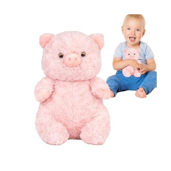 Eastuy Animaux en Peluche d’éléphant | Peluche éléphant en Peluche Mignonne de 9 Pouces | Peluches à câliner, poupées en Pelu