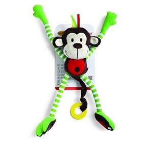 BSM Edushape - Ed 925110 - Doudou Peluche DActivité - Le Singe Malicieux