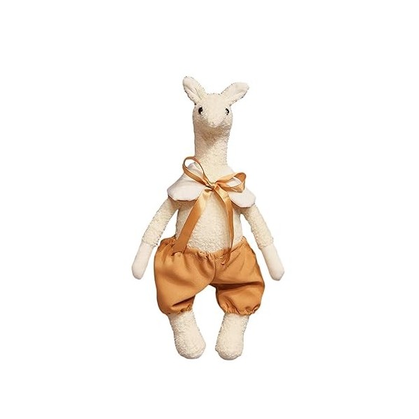 F Fityle Jouet Animal En Peluche Girafe Alpaga Mignon, Poupée Girafe En Peluche, Oreiller Doux, Adorable Poupée Endormie, Jou