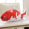 EZLAM 20-140 CM Cyprinus Carpio Poisson Koi Carpe Jouets en Peluche réaliste Peluche Poissons Aquatiques Mode Oreiller pour E