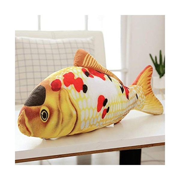 EZLAM 20-140 CM Cyprinus Carpio Poisson Koi Carpe Jouets en Peluche réaliste Peluche Poissons Aquatiques Mode Oreiller pour E