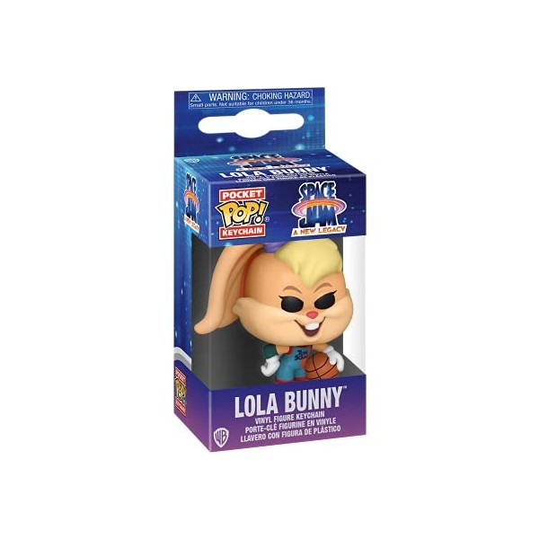 Funko Pop! Keychain: Space Jam 2 - Lola Bunny - Mini-Figurine en Vinyle à Collectionner Porte-clés Fantaisie - Cadeau de Noël