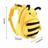 Enfants petit abeille sac en peluche, enfants bambin sac à dos préscolaire Cartoon sac à dos peu abeille bébé enfants sacs à 
