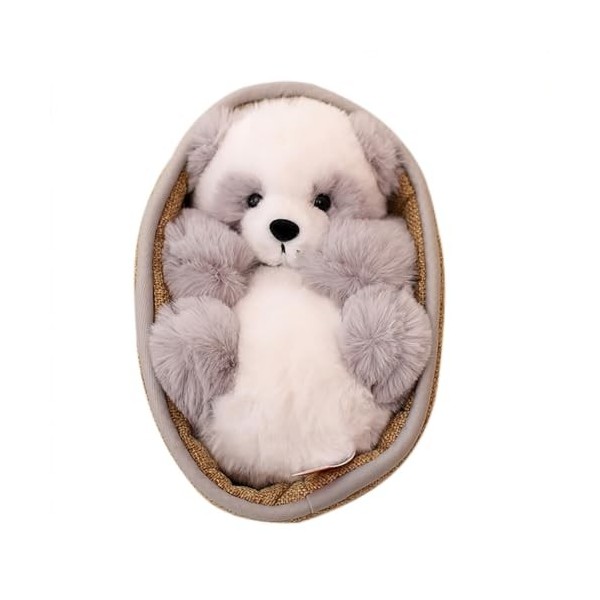 URFEDA Animal en Peluche Panda Peluche, 21cm Panda Câlin Oreiller en Peluche Jouet en Peluche Ours Poupée en Peluche Confort 