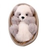 URFEDA Animal en Peluche Panda Peluche, 21cm Panda Câlin Oreiller en Peluche Jouet en Peluche Ours Poupée en Peluche Confort 