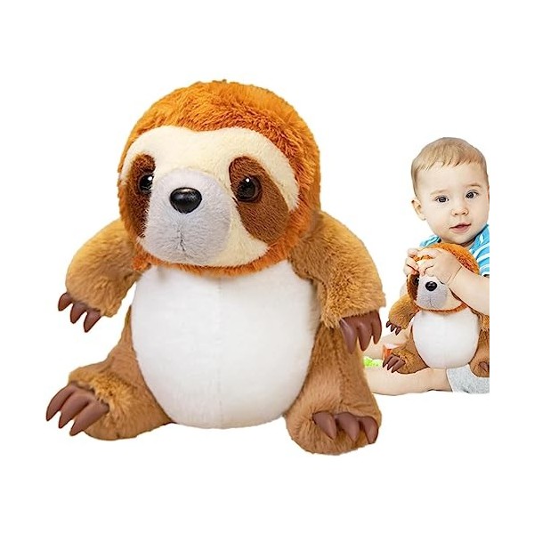 Moxeupon Poupée en Peluche - Peluche Koala Raton Laveur Panda en Peluche,Jouet en Peluche Confortable en Forme danimal, Cade