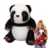 Moxeupon Poupée en Peluche - Peluche Koala Raton Laveur Panda en Peluche,Jouet en Peluche Confortable en Forme danimal, Cade