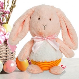 Jacekee Animal en Peluche de Lapin, Peluche de Lapin en Peluche,Jouets en Peluche de poupée de Lapin de Pâques | Oreiller en 