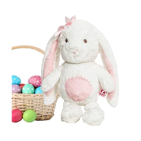 Jacekee Animal en Peluche de Lapin, Peluche de Lapin en Peluche,Jouets en Peluche de poupée de Lapin de Pâques | Oreiller en 