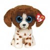 Ty - Beanie Boos - Peluche Muddles le chien 23cm, Marron et Beige, TY36487