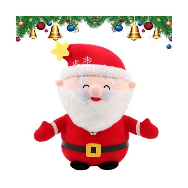 Ksopsdey 1Pc Poupée Père Noël Jouets, Noël Popplio en Peluche en Peluche, Poupée en Peluche Père Noël Poupée pour Les Enfants