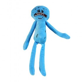 Cute Rick and Morty Plüsch Puppe ATVOYO - Gemütliche Plüsch Dekor Morty Spielzeug Kissen Home Decor Blau Niedliche Plüsch Spi
