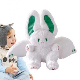 Rianpesn Peluche chauve-souris en lapin – Adorable aile chauve-souris volante – lapin en peluche, 13,7 pouces, réaliste, douc