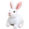 Katutude Lapin Peluche Lapin en Peluche Tout Doux Mignon Lapin Peluche Animal en Peluche Réaliste Poupée en Peluche Oreiller 