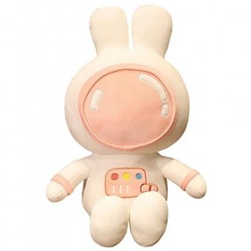 LICHENGTAI Lapin en Peluche, Jouets en Peluche Animaux en Peluche Lapin Astronaute Décor à La Maison, Peluche Lapin Kawaii Or