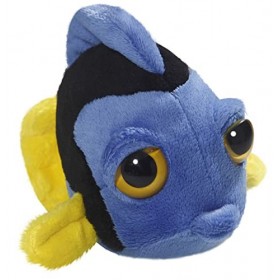 Carl Dick Peluche Poisson, Paracanthurus hepatus, Chirurgien Bleu 15cm 3289001