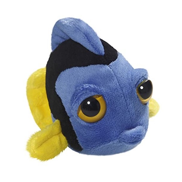 Carl Dick Peluche Poisson, Paracanthurus hepatus, Chirurgien Bleu 15cm 3289001