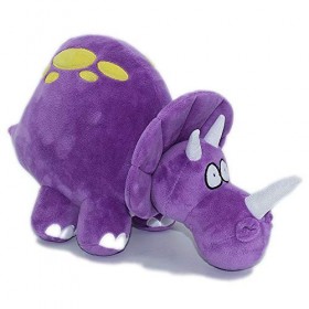 VACHICHI Collection de Dinosaures en Peluche, 35 cm Triceratops 