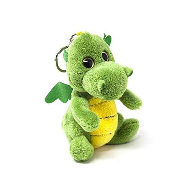 Cornelißen Porte-clés en peluche - Dragon vert - 18 cm