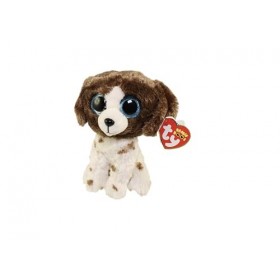 Ty - Beanie Boos - Peluche Muddles le chien 23cm, Marron et Beige, TY36487