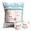 Mignon Snack Oreiller Animaux En Peluche Jouets Pudding Décoratif Amovible Kitty Chat Poupées Creative Jouet Cadeaux pour Ado