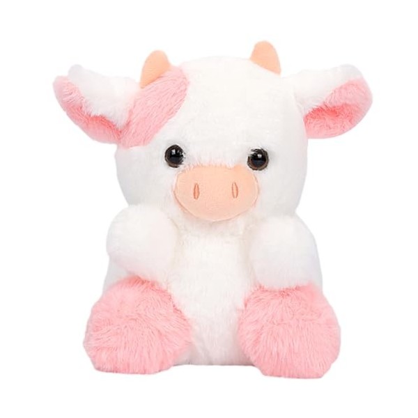 KedidO Peluche Vache, Animaux en Peluche Vache Mignonne, Jouet en Peluche en Peluche de Vache Jouet pour Le Cadeau dannivers