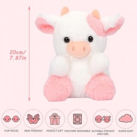 KedidO Peluche Vache, Animaux en Peluche Vache Mignonne, Jouet en Peluche en Peluche de Vache Jouet pour Le Cadeau dannivers