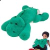 Wukesify Animal en Peluche lesté - Peluche lestée Mignonne,Oreiller Animal endormi Doux Amis en Peluche Finition soignée Ours