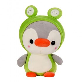 Pingouin en Peluche Pingouin Jouet Figurine Manchot Animal Rembourré en Peluche pour Amateurs de Jouets douillets Doudou pour