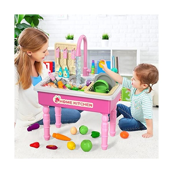 YULEYU Ensemble de Jouets de Cuisine pour Enfants Accessoires avec