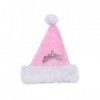 BESTOYARD Bonnet de Noël en peluche rose - Pour enfants et adultes - Accessoire de fête de Noël