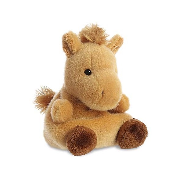 Aurora World Aurora, 33472, Palm Pals Le Cheval Gallop, 13 cm, Peluche, Marron