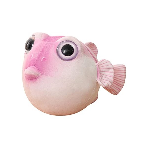 Joli Jouet En Peluche De Poisson-globe, Poupée Molle Danimal En Peluche De Poisson-globe Étreignant La Poupée En Peluche De 