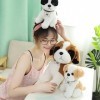 Katutude Chien en Peluche Doux Et Réaliste, Chiot Jouets en Peluche Animaux Chien en Peluche pour Enfants Simulation Peluche 