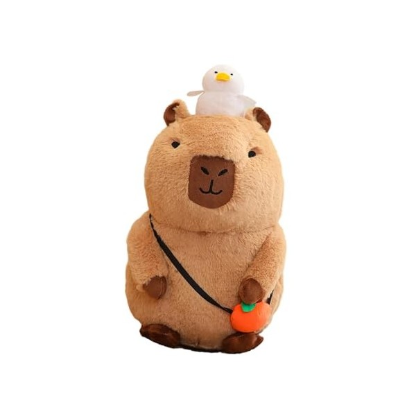 perfk Peluche Capybara en Peluche avec Son, décoration de Voiture, Animal en Peluche Capybara Mignon Unique pour garçons, Fil