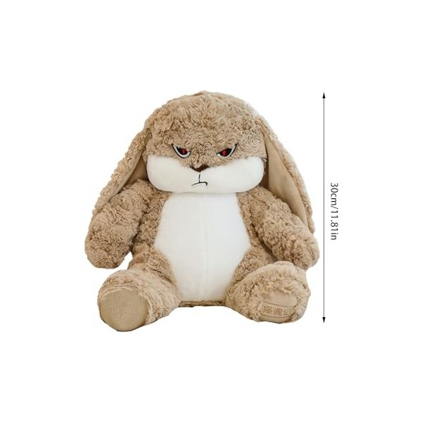 Animal en peluche de lapin | Animal de lapin moelleux | Lapin en peluche décoratif Super doux, détail réaliste, vif, mignon, 