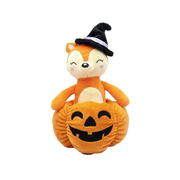 Joy Toy - Peluche Renard dhalloween 14 x 14 x 25 cm dans Une Citrouille, Multicolore