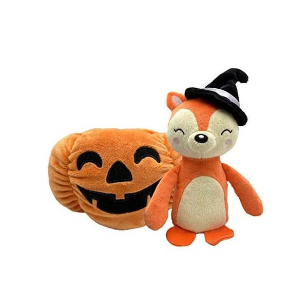 Joy Toy - Peluche Renard dhalloween 14 x 14 x 25 cm dans Une Citrouille, Multicolore