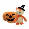 Joy Toy - Peluche Renard dhalloween 14 x 14 x 25 cm dans Une Citrouille, Multicolore