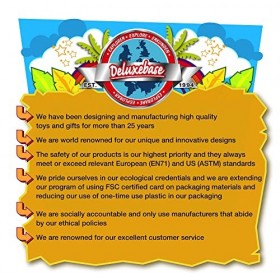 Deluxebase EcoBuddiez - Hippocampe de Peluche Format Moyen Douce fabriquée à partir de Bouteilles en Plastique recyclées. Cad