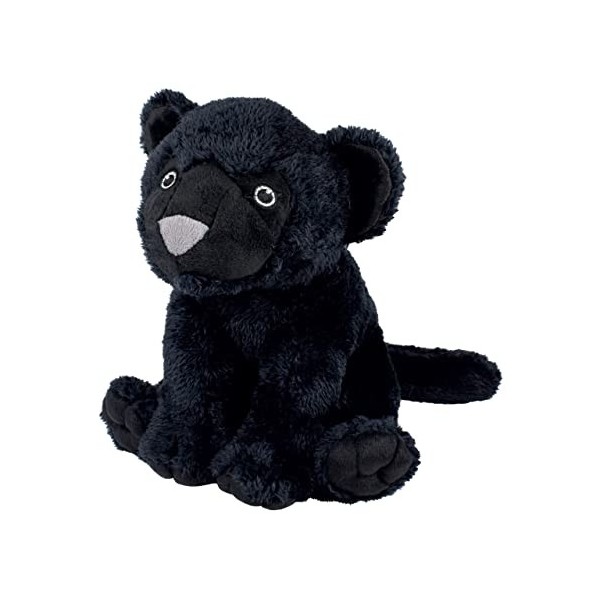 Deluxebase EcoBuddiez - Panthère Noire de Peluche Format Moyen Douce fabriquée à partir de Bouteilles en Plastique recyclées.