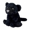 Deluxebase EcoBuddiez - Panthère Noire de Peluche Format Moyen Douce fabriquée à partir de Bouteilles en Plastique recyclées.