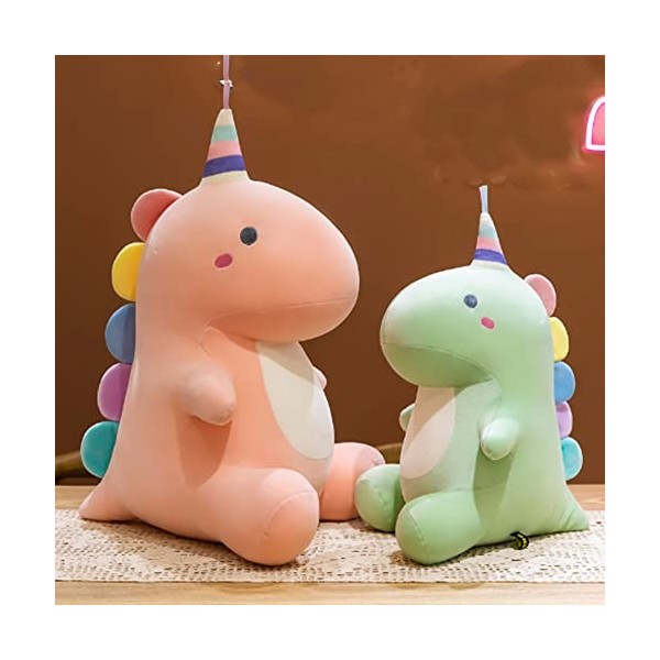 OUKEYI Jouet en peluche en forme de dinosaure, jouet en peluche mignon, poupée en peluche douce, cadeau pour filles et garçon