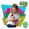 EcoBuddiez - Flamant Rose de Deluxebase. Peluche Douce Moyenne de 26cm Faite de Bouteilles en Plastique Recyclées. Cadeau Cal