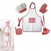 zalati Chef Playset 4pcs / Set Kit dhabillage avec cuillère Jouets pour Enfants Pretend Play Role Play Party