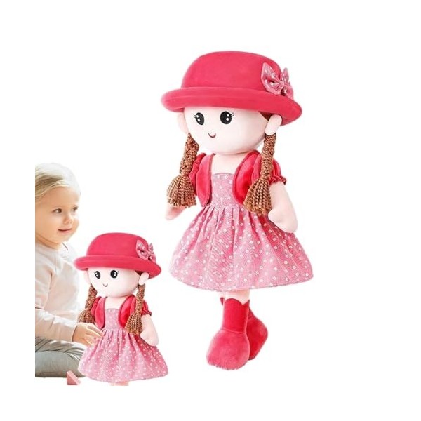 Aizuoni Poupée féerique Soft Babies,Jouet habillé de poupées de Chiffon en Peluche | Petits Coeurs Doux interactif Compagnon 