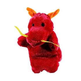 Toyvian Marionnettes danimaux Jouets pour Bébés Jouets pour Enfants Accessoires Poupée en Peluche Marionnette Racontant Une 